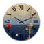 Horloge murale moderne en bois Andrais-31071815