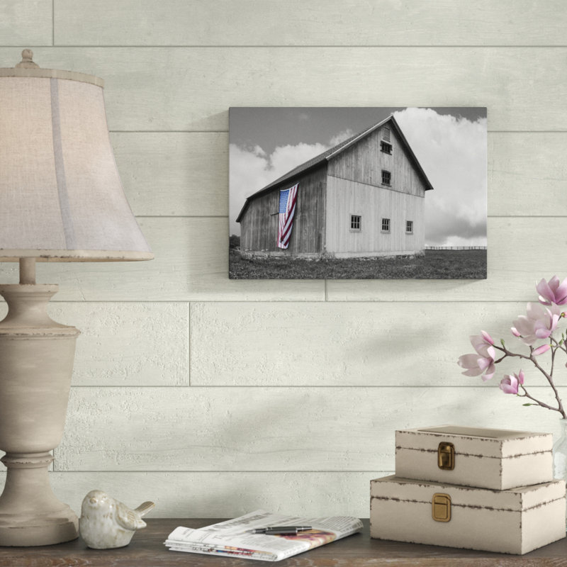 Flags of Our Farmers XVI by James McLoughlin - Photograph Print, 30cm H x 46cm W, Wrapped Canvas