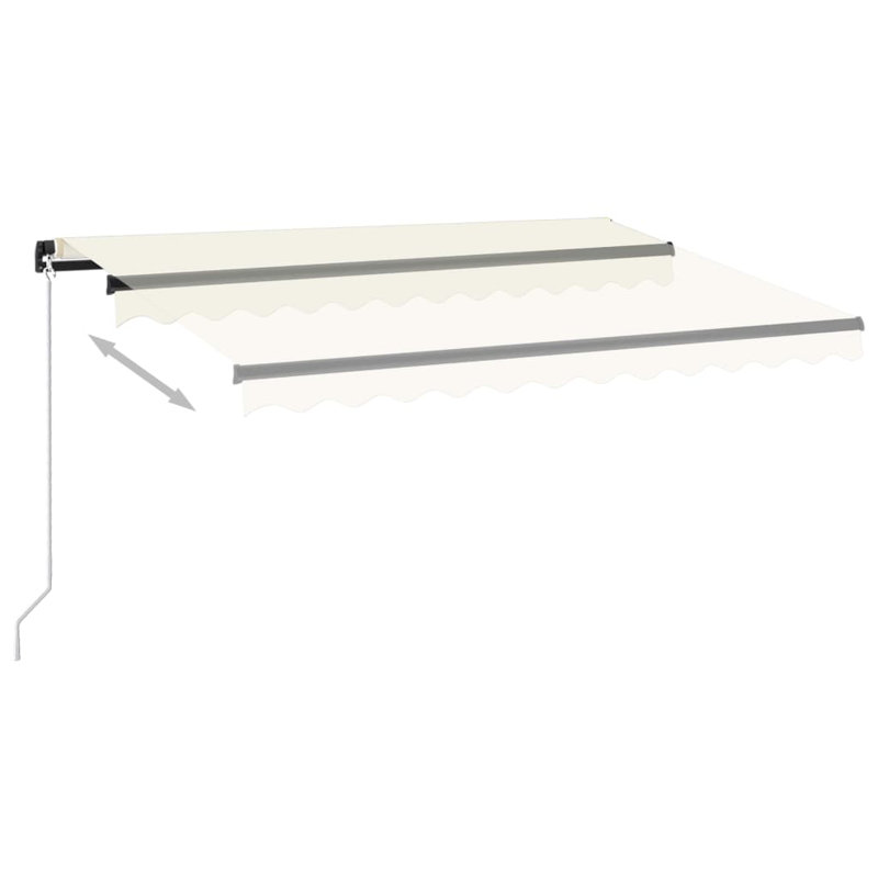 VidaXL Retractable, Cream