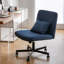 Chaise de bureau Modern Linen Criss Cross - Détails du produit