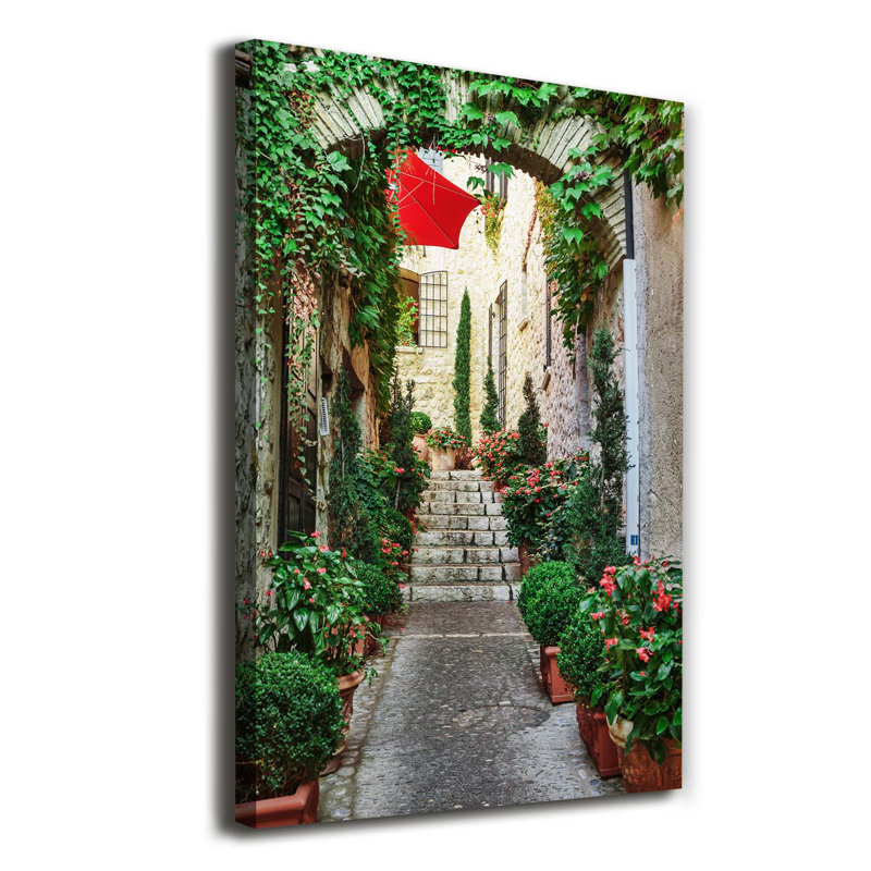 Streets Of France - Wrapped Canvas Print