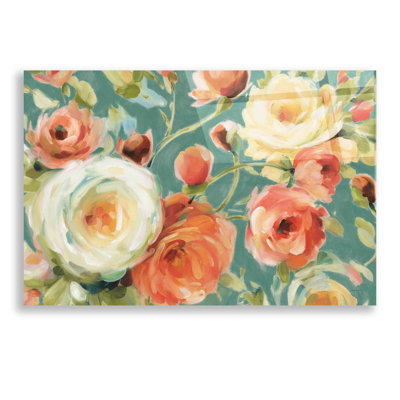 " Florabundance I Autumn Teal " by Lisa Audit