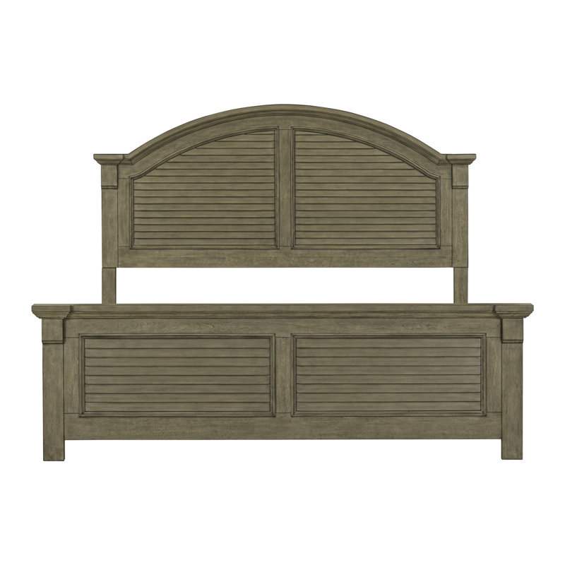 Queen Panel Bed, Queen, Tan