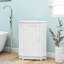 Rangement d'angle moderne blanc pour la salle de bain et le salon, tablettes réglables, garde-manger, tablettes, design-211109256