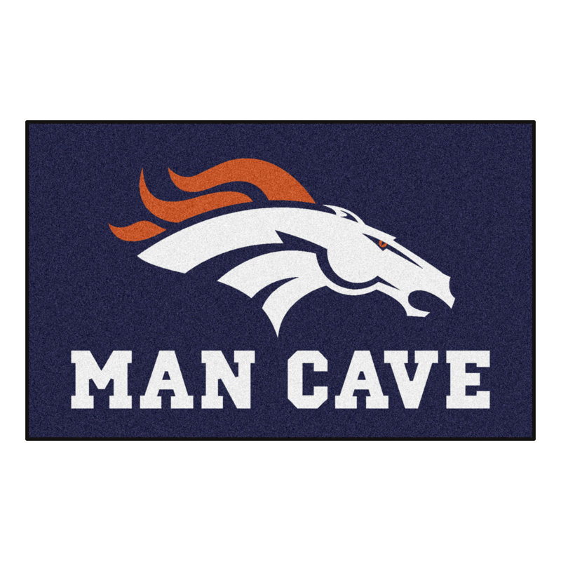 NFL Indoor Rug, Rectangle 5' x 8', Denver Broncos