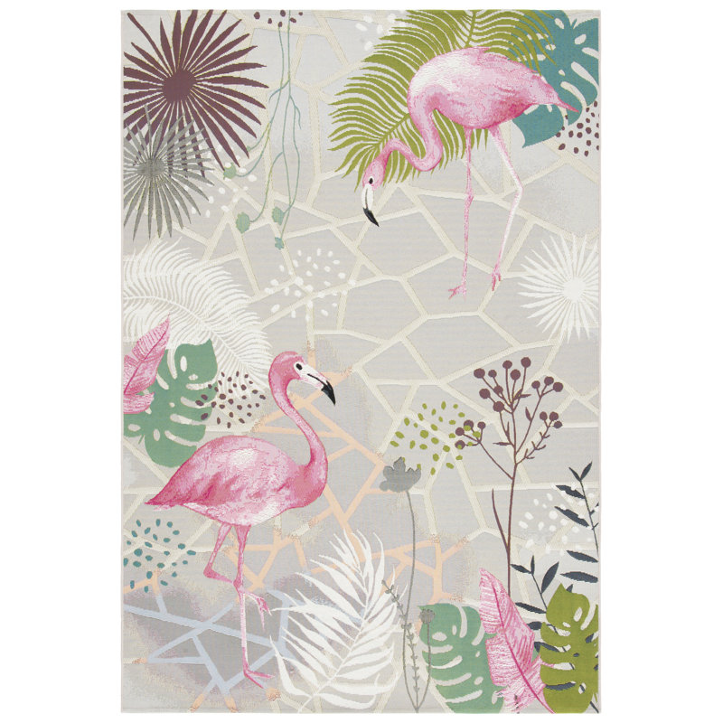 Tapis d'intérieur / extérieur à motif géométrique Izabella 500 Performance, Rectangle 3 pi 3 po x 5 pi 3 po
