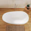 Baignoire profonde autoportante à surface solide 59 po Fslefay-120337088