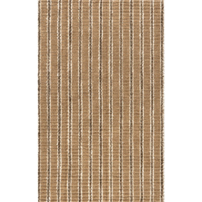 Violeta Striped Jute Area Rug