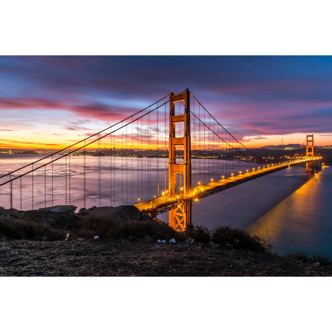 Golden Gate Bridge von Minddream - Leinwandbild