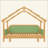 Wood Treehouse Bed With Soft Cushion Rails,For Kids-1526473442