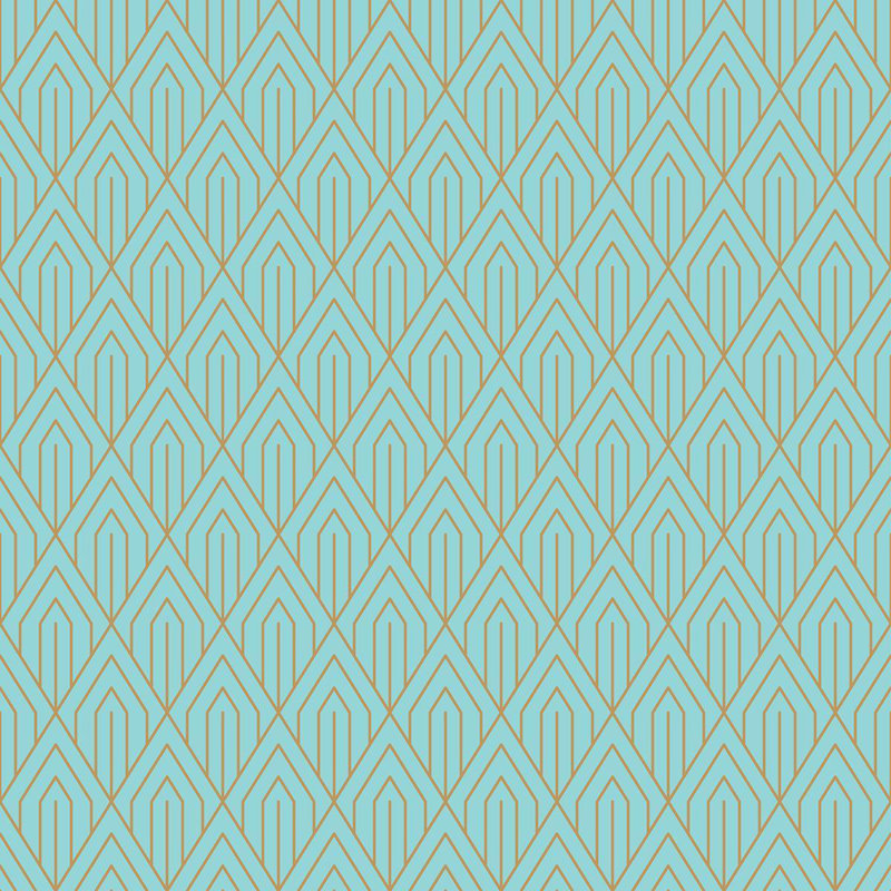 Carreau de papier peint auto-adhésif, Bleu clair, L 10 pi x l 24 pi
