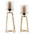 2 Piece Metal Tabletop Hurricane Set