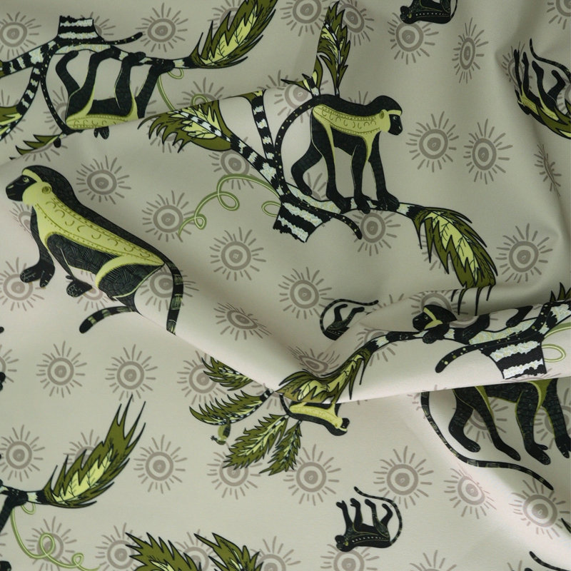 Monkey Palm Outdoor Fabric, Savannah