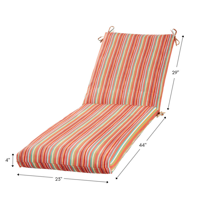 Coussin de chaise longue d'extérieur, Melon d'eau