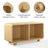 Luzerne 20.5 " H Media Shelves