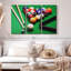 «Game Of Billiards», 3 pièces sur toile-98562912