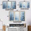 «Winter Landscape Snowfall Forest I - Winter Landscape», art mural-857065414-857065415