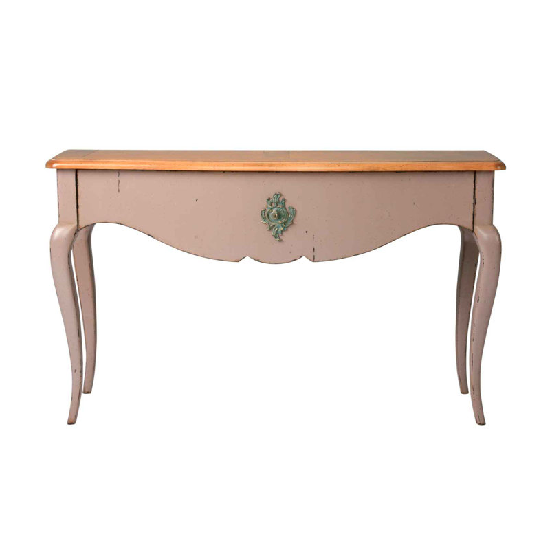 Console en bois massif de 55,1 po Boheme