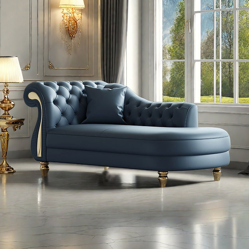 Méridiennes d'intérieur modernes Modern, Orienté à gauche (vu de face), Bleu