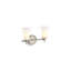 Bellera Two-Light Sconce With Frosted Shades-2098185926