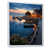 White Floater Framed