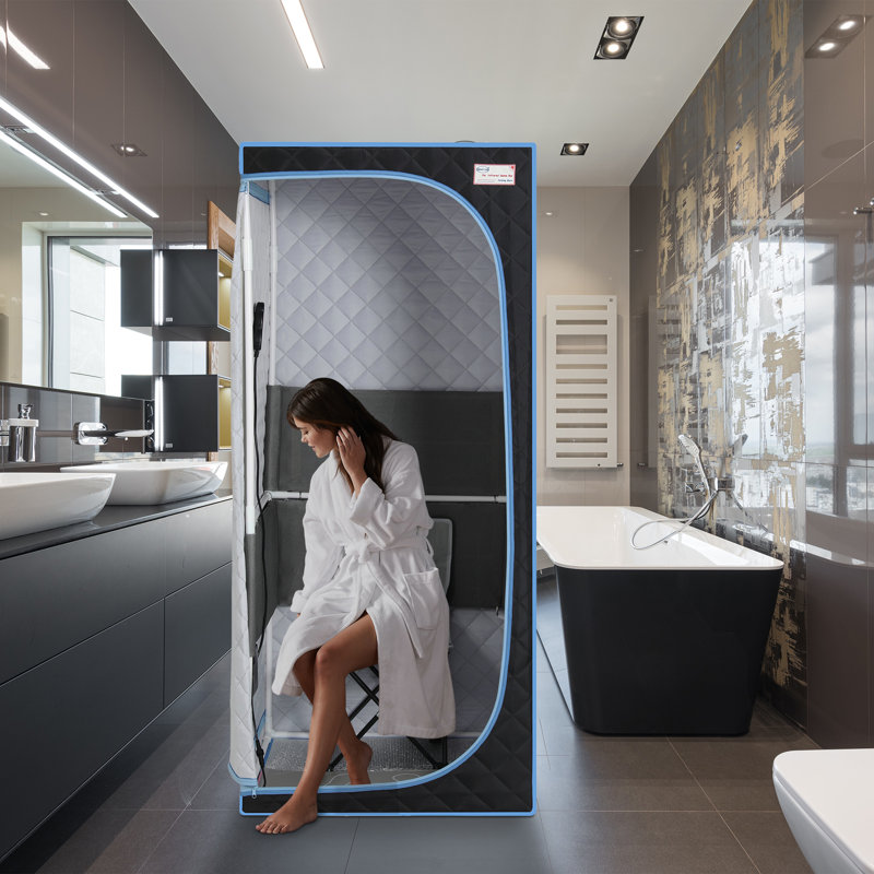 Tente de sauna traditionnelle pour une personne, Noir