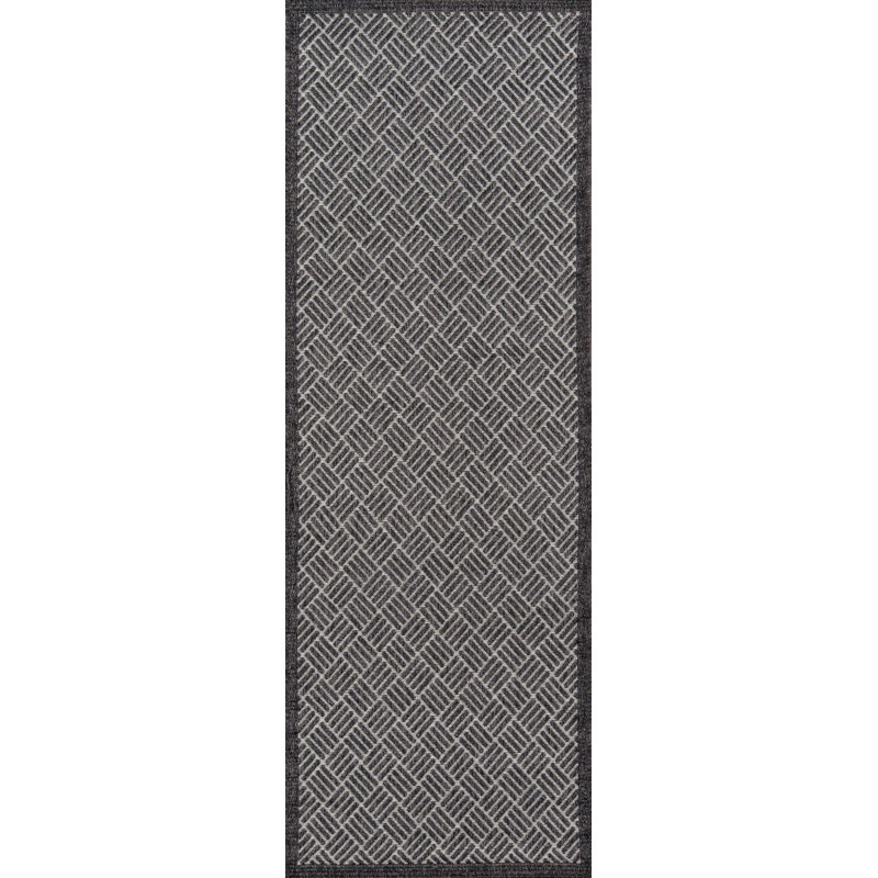 Salena Charcoal Rug, Runner 2' x 6'