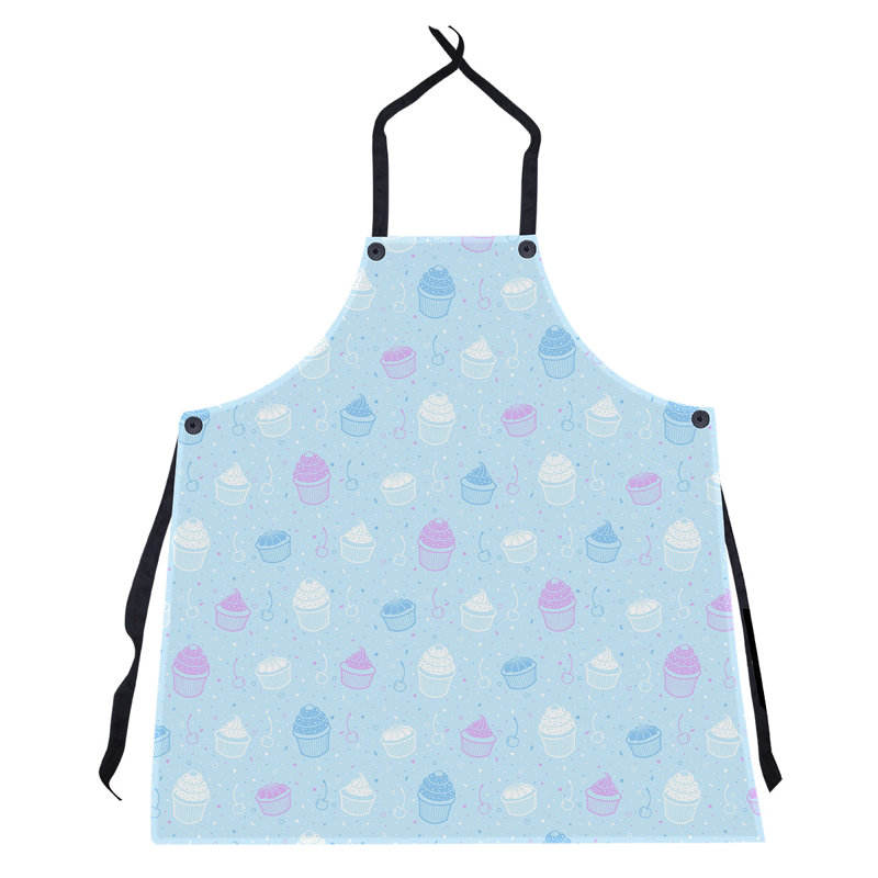 Bib Apron, Blue/Purple