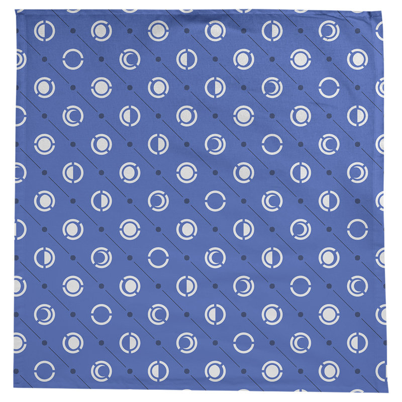 Nappe des phases de lune classiques, Bleu et noir