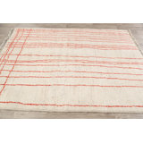 One-of-a-Kind 5'2" X 6'9" Wool Area Rug in Ivory