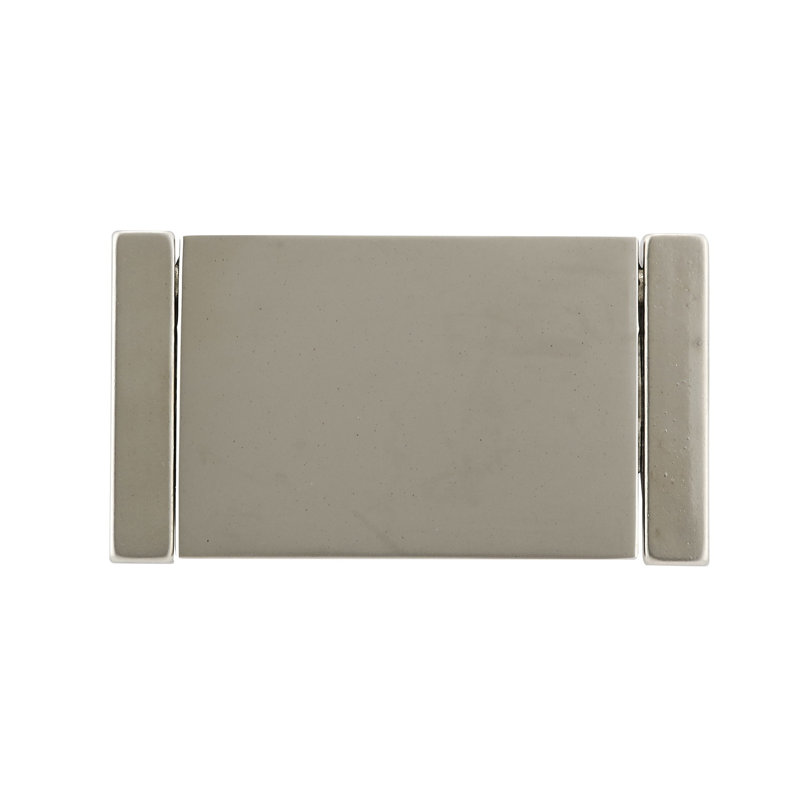 Poignée encastrée 2 1/2" center to center, Nickel brossé