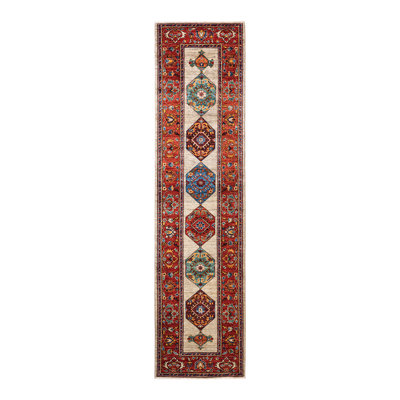 Serapi One-of-a-Kind 2' 6" X 10' 0" Hand Knotted Area Rug