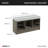 ClosetMaid Cubeicals 3-Cube Shoe Storage Bench-40665518