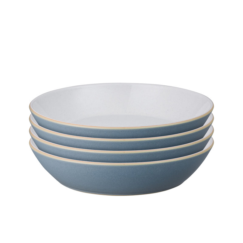 Denby Impression Pasta Bowls, Blue