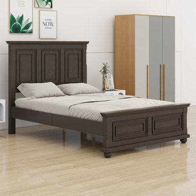 Country Style Vintage Wood Bed