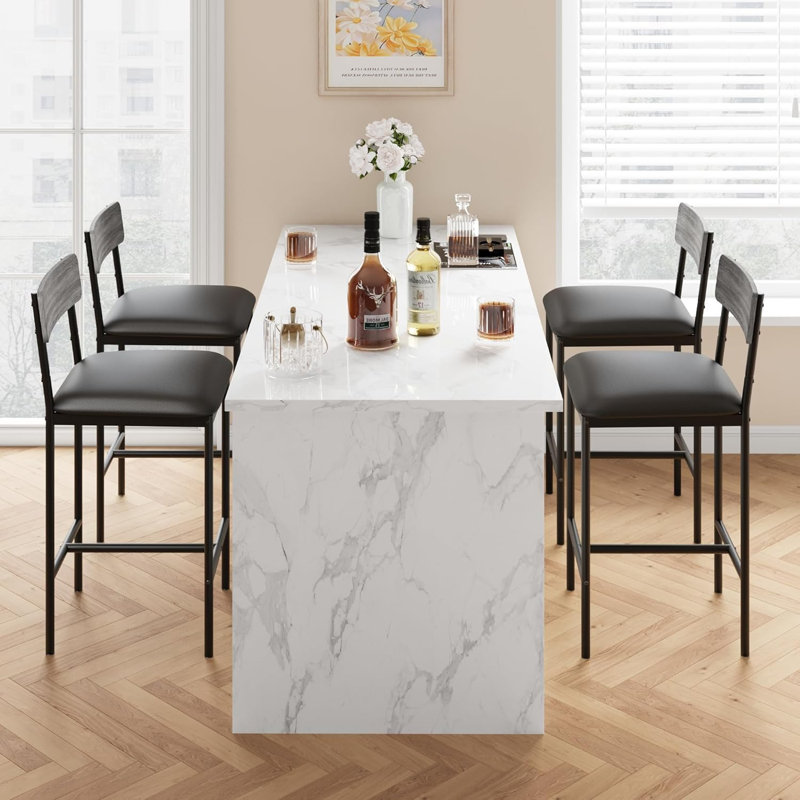 Faux Leather Accent Chair