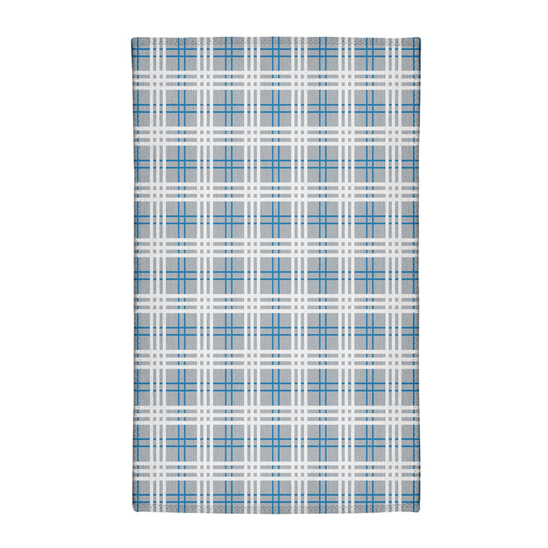Tapis à carreaux gris, Rectangle 3 pi x 5 pi