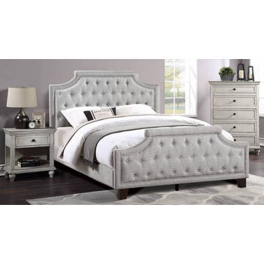 Alkmaar Queen Bed Frame with Storage, Queen Size Bed Frame