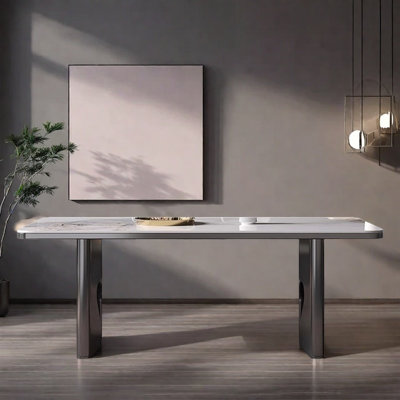 Light luxury simple modern home dining table