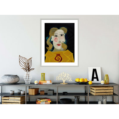 Tête de femme (Dora Maar) (Tête de femme (Dora Maar)) par Pablo Picasso, impression giclée encadrée