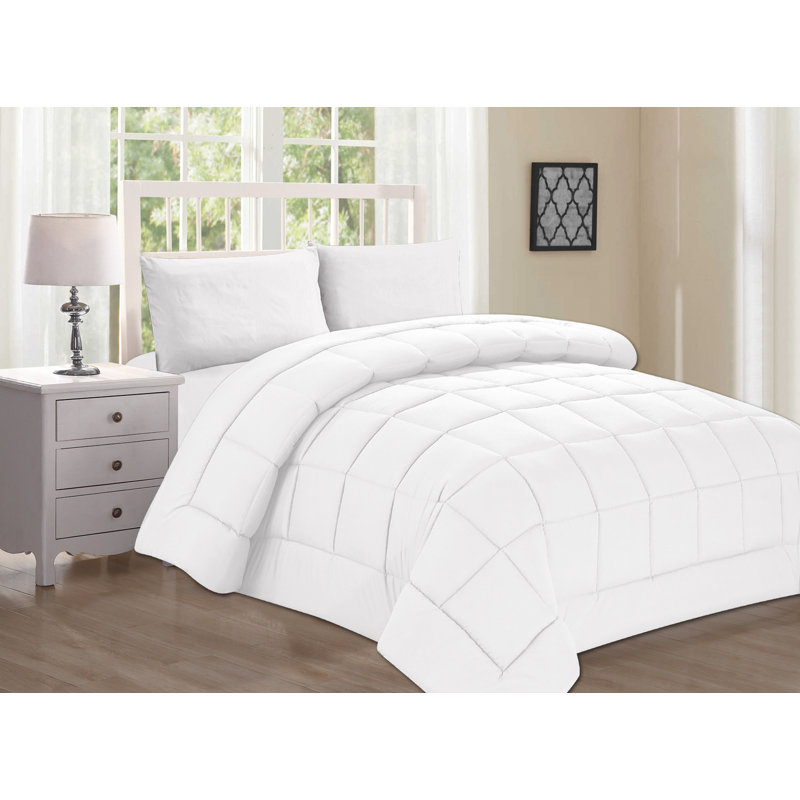 Luxury Comforter, Queen, White
