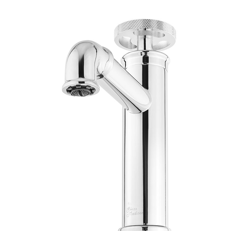 Avallon Single Hole, Single-Handle Wheel, Bathroom Faucet, Chrome