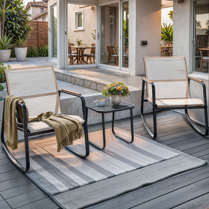 Moniya 2 - Person Patio Conversation Set, Beige
