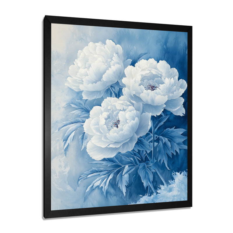Kinkade - salon d'art mural floral, Noir, noir, noir, noir, H 20 po x l 12 po, Reproduction encadrée d'une seule photo
