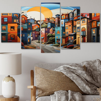 Traditional Buildings & Architecture Wall Decor on Metal