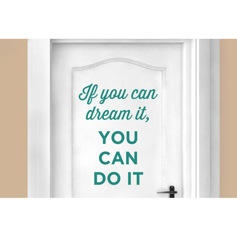 Wall Decal, Aqua Green