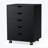 18'' Wide 5 -Drawer Mobile File Cabinet-99325172