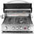 Cal Flame 4 - Burner Built-In Liquid Propane Gas Grill with Side Burner