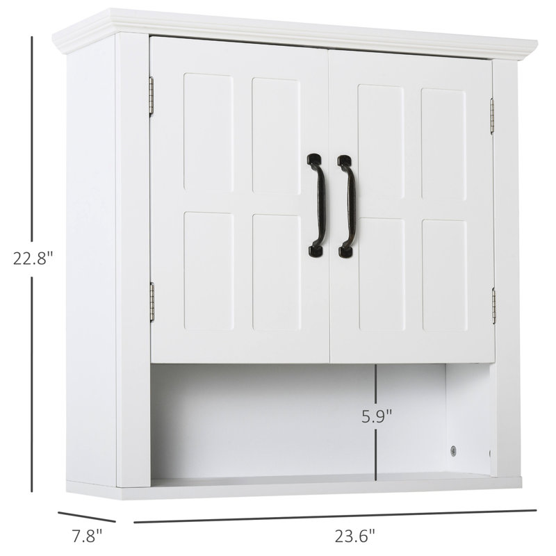 Armoire de salle de bain pour salle de bain au-dessus de la toilette, 3, blanc