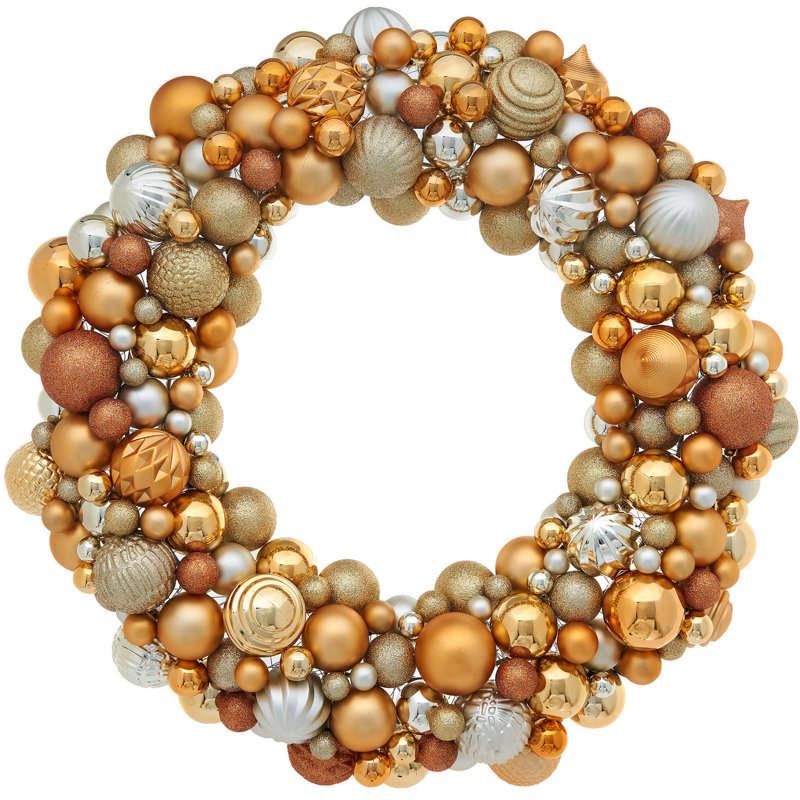 60cm Wreath, Gold